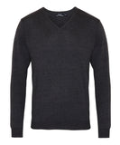 Embroidered - V Neck Knitted Jumper / Jumper