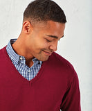 Embroidered - V Neck Knitted Jumper / Jumper