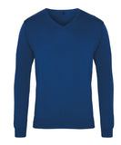 Embroidered - V Neck Knitted Jumper / Jumper