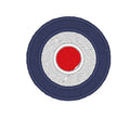 Royal Air Force Logo Roundall RAF - Gesticktes Design - Wähle dein Kleidungsstück