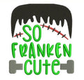 So Franken Cute - Gesticktes Logo / Design / Motiv - Wähle dein Kleidungsstück