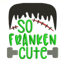 So Franken Cute - Gesticktes Logo / Design / Motiv - Wähle dein Kleidungsstück