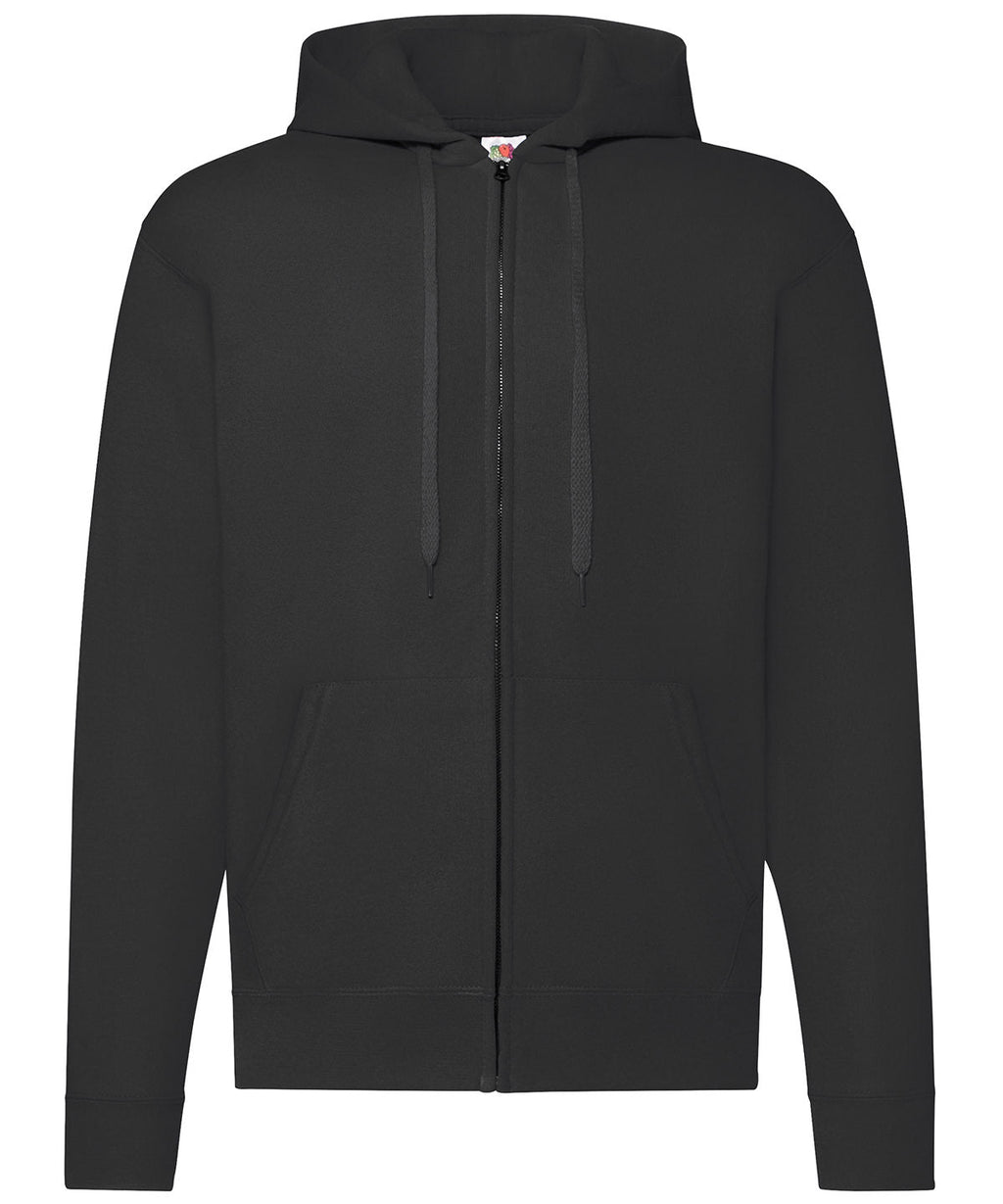 Bestickt - Premium Kapuzenpullover mit Reißverschluss (Hoodie)