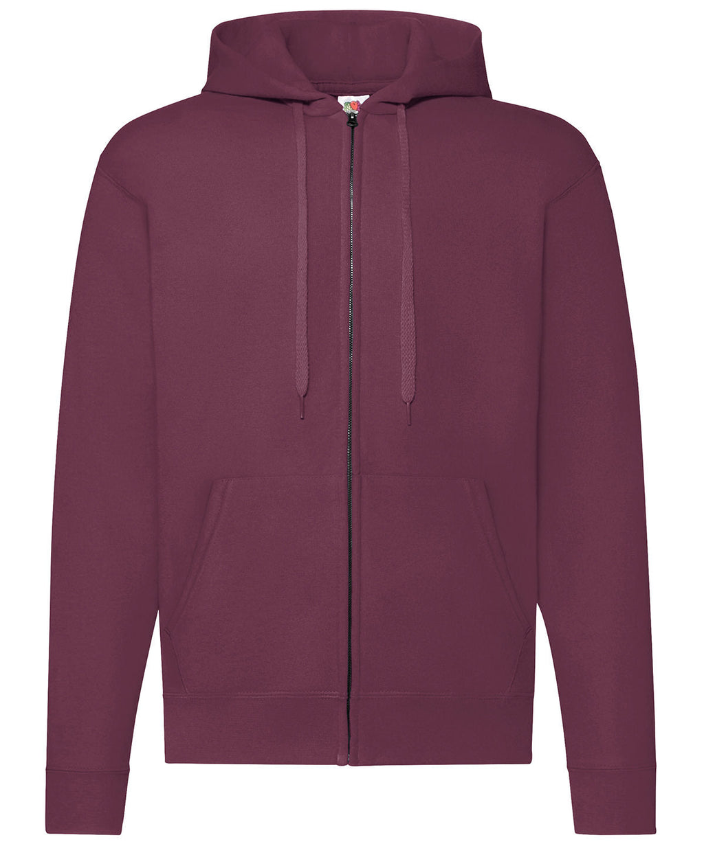 Bestickt - Premium Kapuzenpullover mit Reißverschluss (Hoodie)