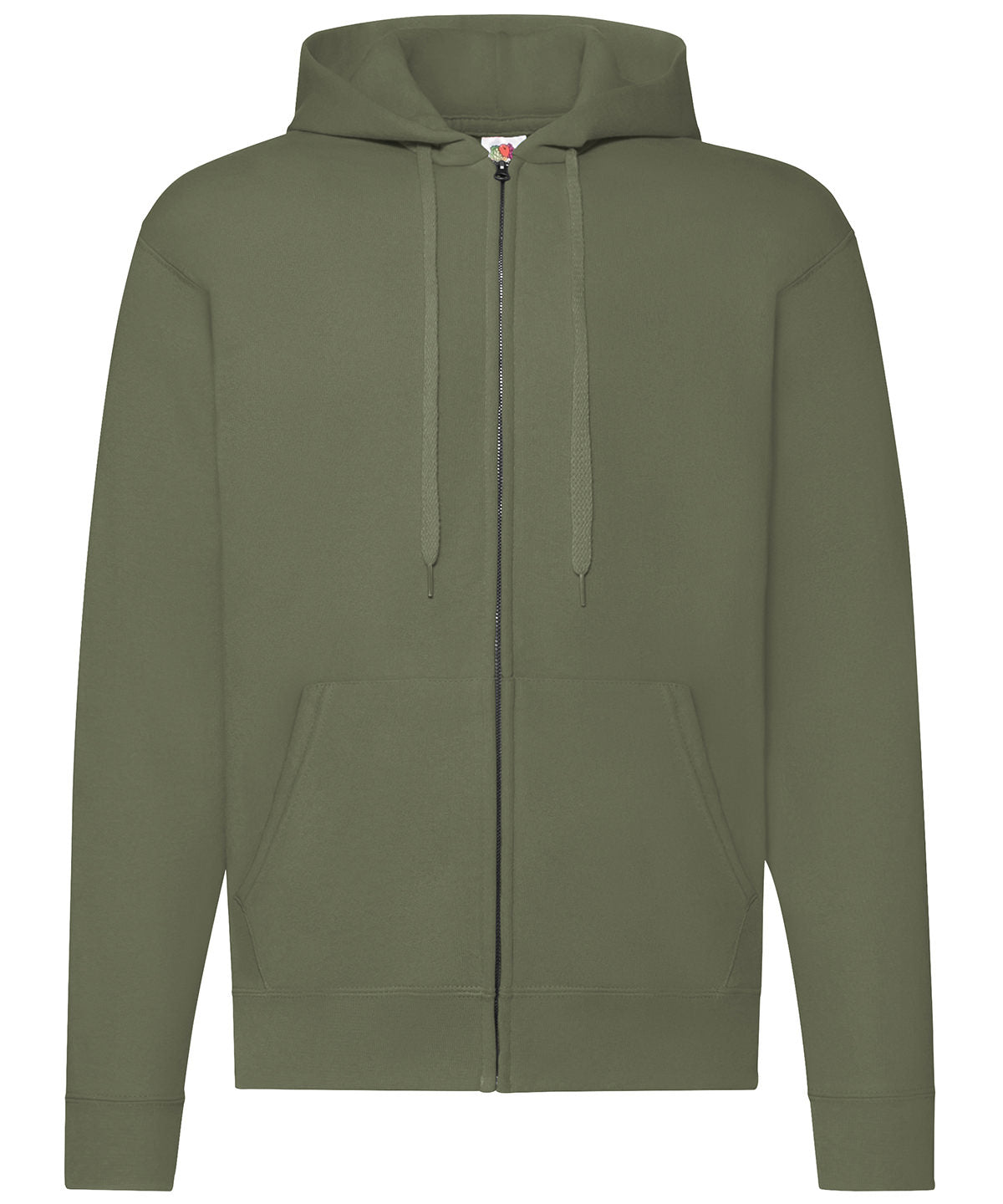 Bestickt - Premium Kapuzenpullover mit Reißverschluss (Hoodie)