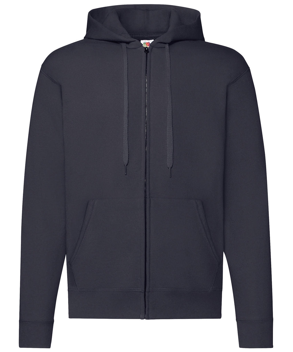 Bestickt - Premium Kapuzenpullover mit Reißverschluss (Hoodie)