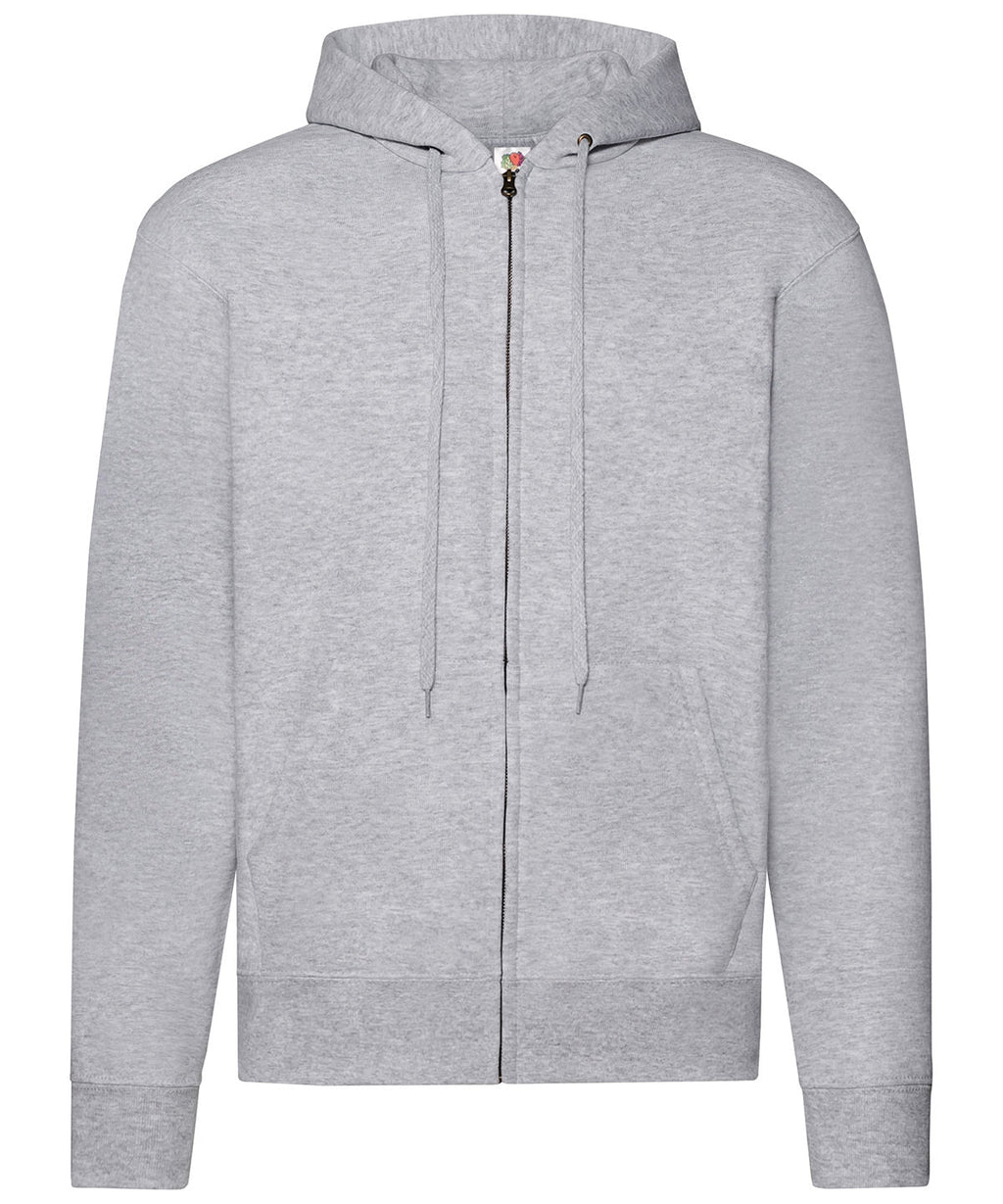 Bestickt - Premium Kapuzenpullover mit Reißverschluss (Hoodie)