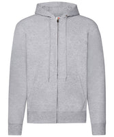 Embroidered - Premium zip up hooded sweatshirt (hoodie)