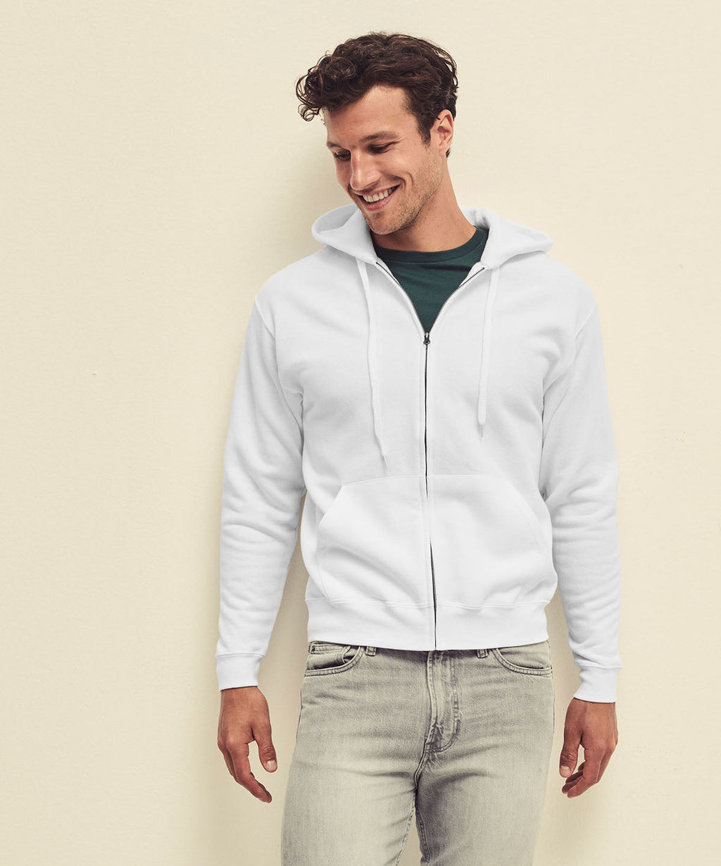 Bestickt - Premium Kapuzenpullover mit Reißverschluss (Hoodie)