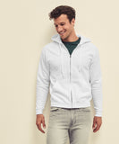 Embroidered - Premium zip up hooded sweatshirt (hoodie)