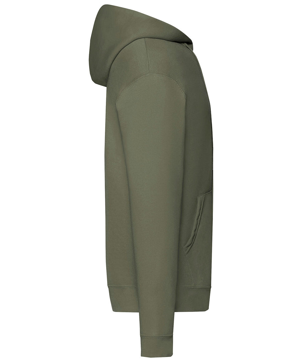 Bestickt - Premium Kapuzenpullover mit Reißverschluss (Hoodie)