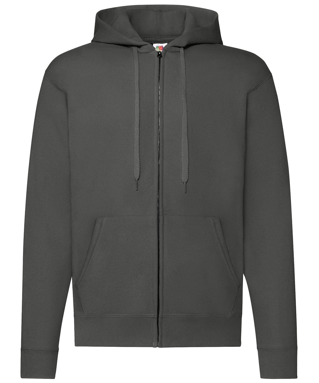 Bestickt - Premium Kapuzenpullover mit Reißverschluss (Hoodie)