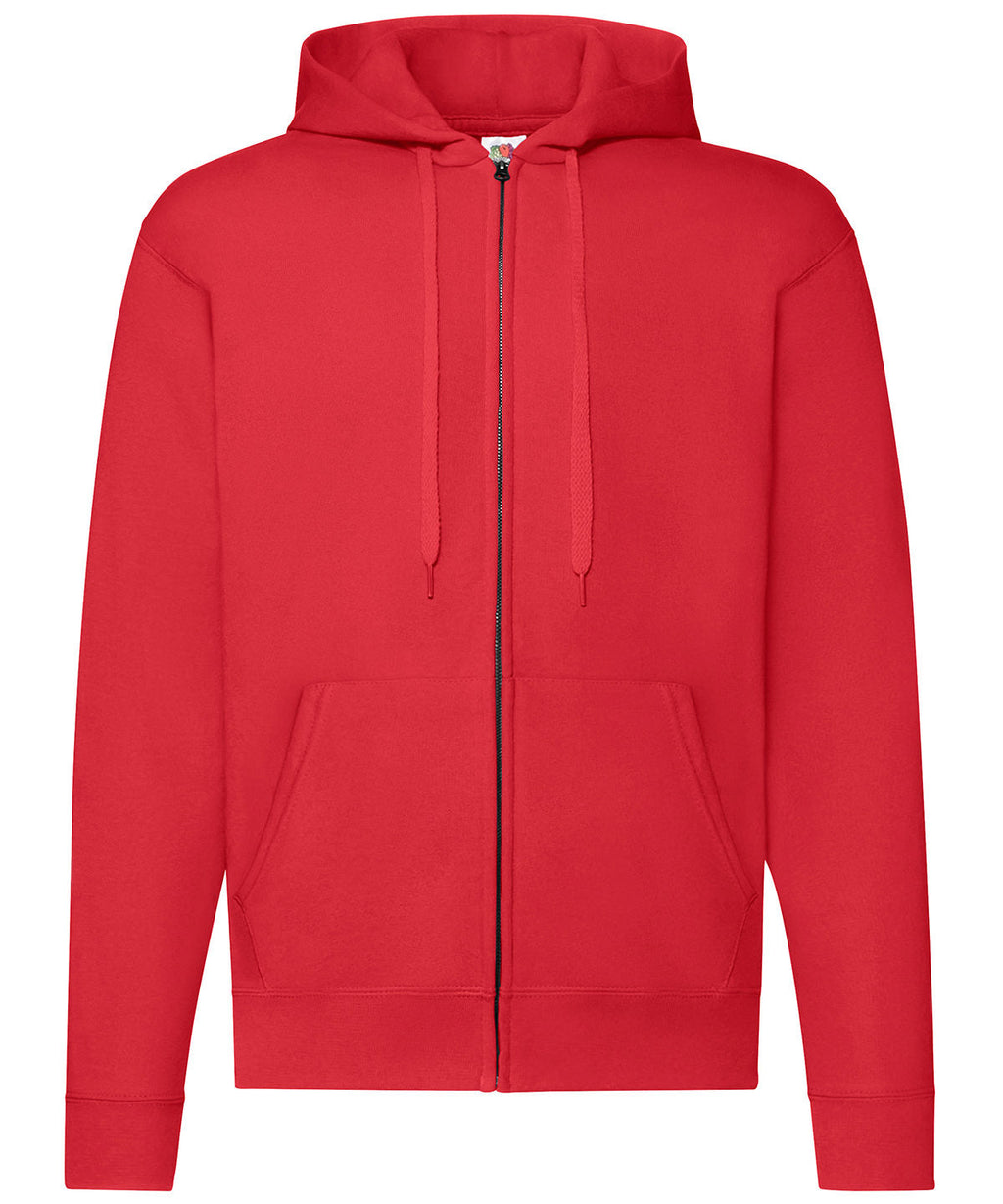 Bestickt - Premium Kapuzenpullover mit Reißverschluss (Hoodie)