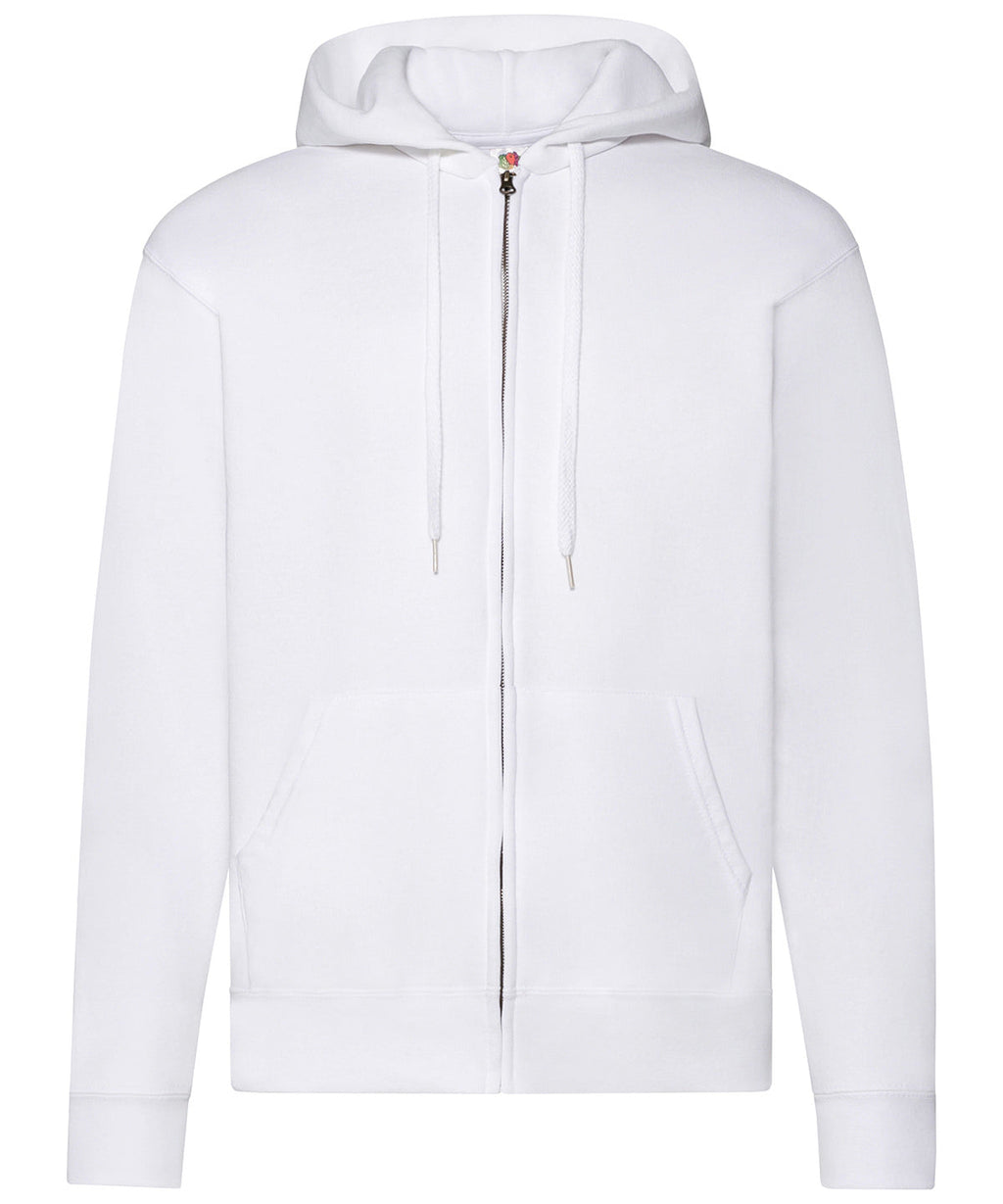 Bestickt - Premium Kapuzenpullover mit Reißverschluss (Hoodie)