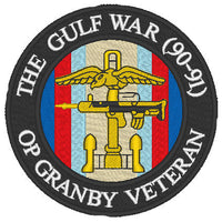 Gulf War (Op Granby) - Embroidered Design - Choose your Garment