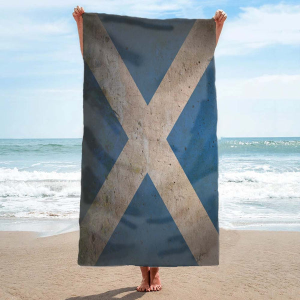 St Andrews Scottish Flag - Fully Printed Towel - Choose your size