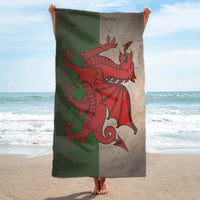 Welsh Flag (Welsh Dragon) - Fully Printed Towel - Choose your size