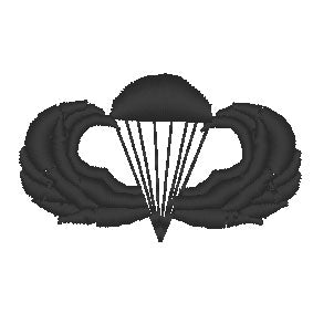 US Army Parachute Wings - Embroidered Design - Choose your Garment