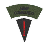 All Arms Army Commando - Embroidered - Choose your Garment