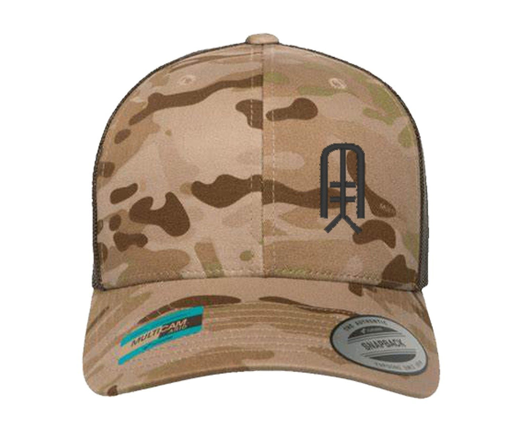 Embroidered Flexfit Yupong Cap Anti Tank Map Symbol