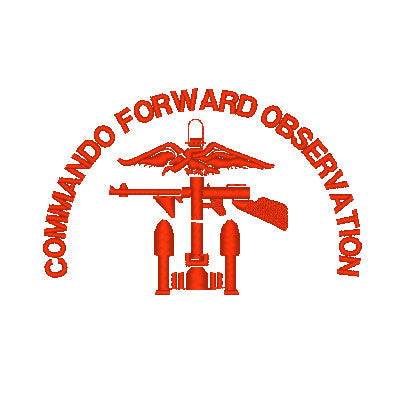 Commando Forward Observer - Embroidered Design - Choose your Garment