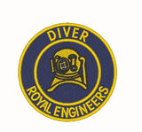 Diver Royal Engineers (RE)  - Embroidered - Choose your Garment