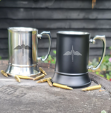 Engraved Stainless Steel Tankard 500ml - choose your design / free engraving