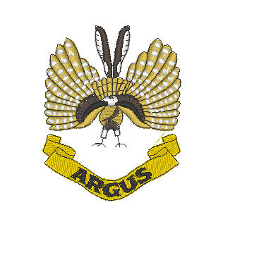 Argus 14 Military Intelligence Company (The Det) / Int Corps - Gesticktes Design - Wähle dein Kleidungsstück