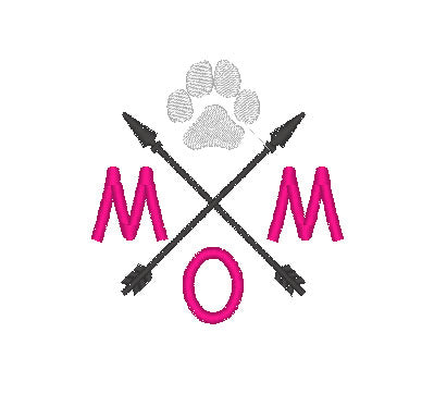 Dog Mom- Embroidered Logo / Design- Choose your Garment