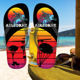 Printed Flip Flops -  Airborne Surf Style