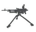 Maschinengewehre (GPMG) SF-Rolle - Bestickt - Wähle dein Kleidungsstück