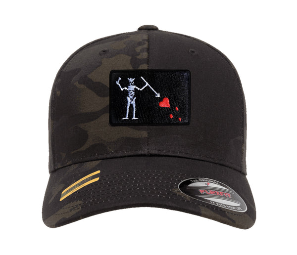 Blackbeard Flag Baseball FLEXFIT CAP HAT Official Licensed multicam yupoong