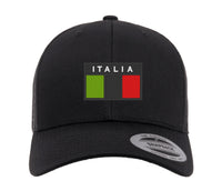 Subdued ITALIA FLAG CAP Hat Italian Italy Flexfit yupoong