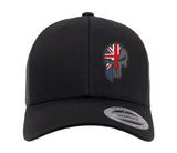 PUNISHER SKULL Union Jack cap Hat Flexfit yupoong