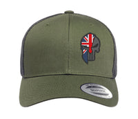 PUNISHER SKULL Union Jack cap Hat Flexfit yupoong