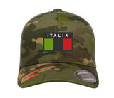 Subdued ITALIA FLAG CAP Hat Italian Italy Flexfit yupoong