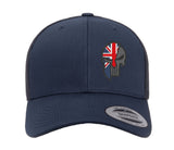 PUNISHER SKULL Union Jack cap Hat Flexfit yupoong