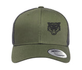 Tigers PWRR Princess of Wales's Royal Regiment Cap Hat Flexfit yupoong Camouflage snapback stretch USA Trucker Black emb