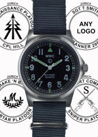 Military Watch MWC G10 LM Stainless Steel Military Watch (no date window) on a Grey NATO Strap - 50m Depth