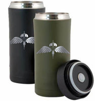 Personalised Gift Engraved 'Ammo Pouch' small Mug / Flask Reusable logo & Text