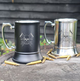 Engraved Stainless Steel Tankard | RAF | Navy | Army | Military | Personalised Gift For Him | Unique Drinking Gift | Beer Mug