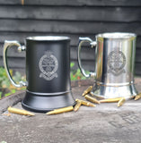 Engraved Stainless Steel Tankard | RAF | Navy | Army | Military | Personalised Gift For Him | Unique Drinking Gift | Beer Mug