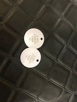 Engraved Current British Army Identification ID Dog Tags (same on both tags or different on both tags)