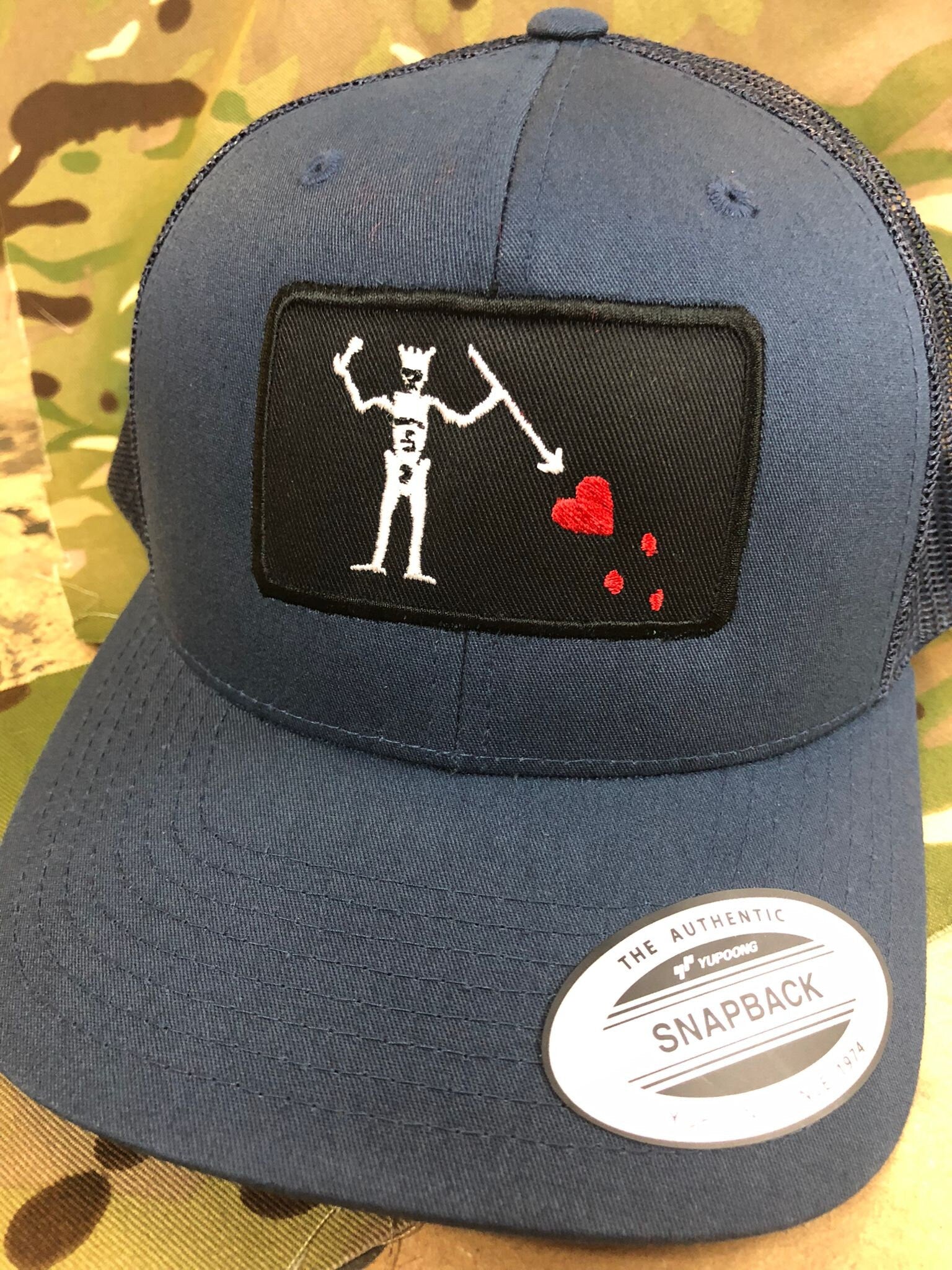 Blackbeard Flag Baseball SNAPBACK CAP HAT Official Licensed multicam yupoong