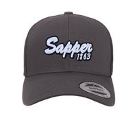 Royal Engineer Sapper est Retro style Design cap Hat Flexfit yupoong (trucker/ flex back) you choose