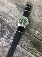 Military Watch MWC G10 LM Stainless Steel Military Watch (no date window) on a Grey NATO Strap - 50m Depth