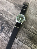 Military Watch MWC G10 LM Stainless Steel Military Watch (no date window) on a Grey NATO Strap - 50m Depth