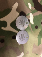 Engraved Current British Army Identification ID Dog Tags (same on both tags or different on both tags)