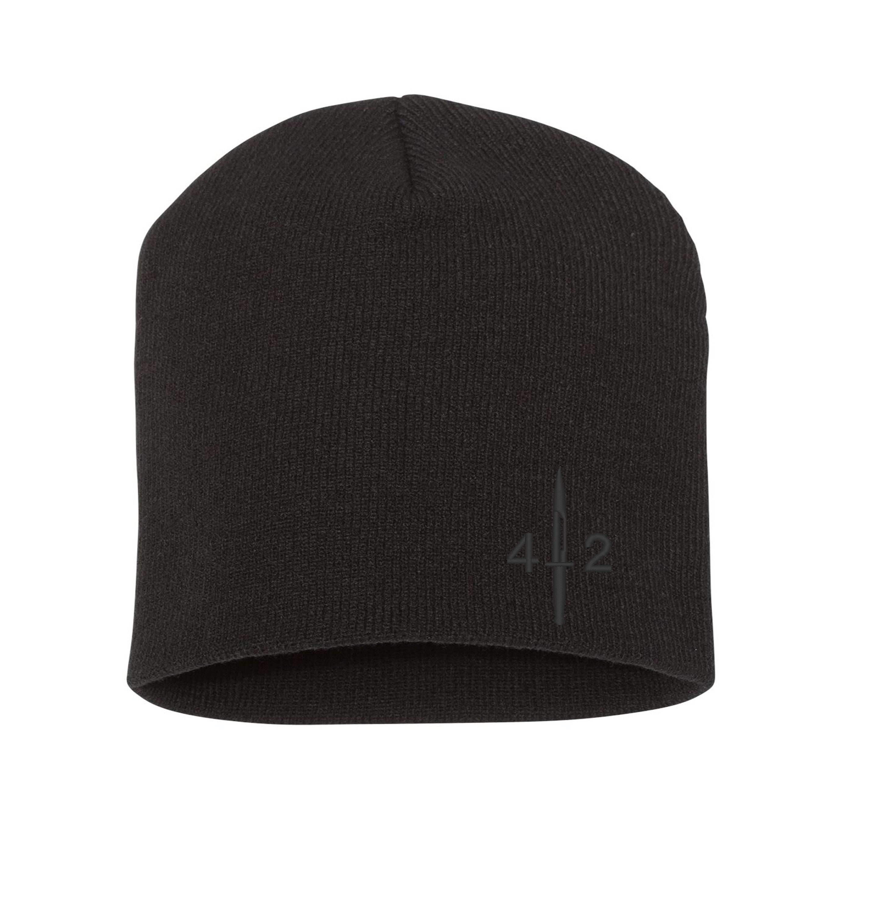 42 Commando Royal Marines Cdo- Customised Embroidered Flexfit Yupoong hyper allergenic acrylic Knit Beanie hat - cold weather