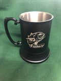 Engraved Matt Black Stainless Steel Tankard | RAF | Navy | Army | Military | Personalised Gift For Him | Unique| We Can engrave any design